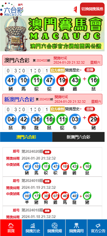 新澳门今期开奖结果查询表图片